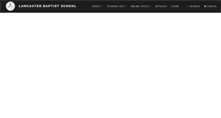 Desktop Screenshot of lancasterbaptistschool.org